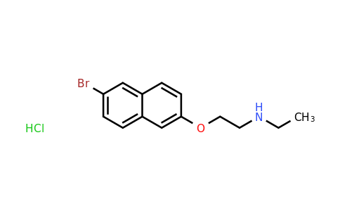 CAS 1210667-56-3 | {2-[(6-bromonaphthalen-2-yl)oxy]ethyl}(ethyl)amine hydrochloride