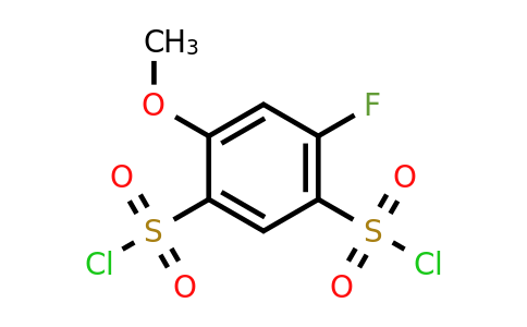 CAS 1210680-22-0 | 4-Fluoro-6-methoxybenzene-1,3-disulfonyl dichloride
