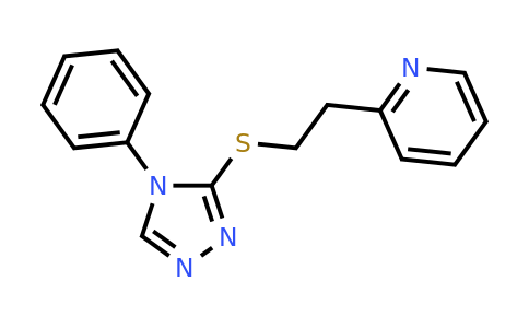 CAS 1210753-31-3 | 2-{2-[(4-phenyl-4H-1,2,4-triazol-3-yl)sulfanyl]ethyl}pyridine
