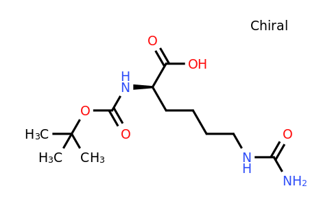 CAS 121080-97-5 | (R)-2-((tert-Butoxycarbonyl)amino)-6-ureidohexanoic acid