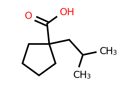 CAS 1210879-99-4 | 1-(2-methylpropyl)cyclopentane-1-carboxylic acid