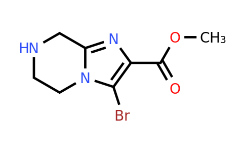 CAS 1211011-30-1 | Imidazo[1,2-A]pyrazine-2-carboxylic acid, 3-bromo-5,6,7,8-tetrahydro-, methyl ester