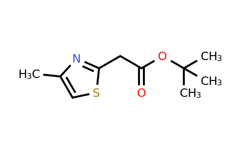 CAS 1211112-27-4 | tert-Butyl 2-(4-methyl-1,3-thiazol-2-yl)acetate