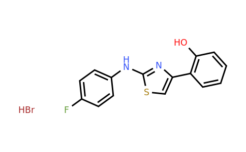 CAS 1211182-74-9 | 2-(4-Fluorophenyl)amino-4-(2-hydroxyphenyl)-1,3-thiazole hydrobromide