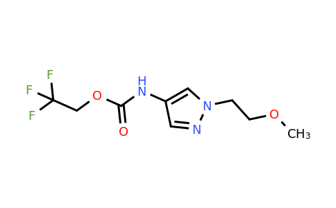 CAS 1211189-41-1 | 2,2,2-Trifluoroethyl N-[1-(2-methoxyethyl)-1H-pyrazol-4-yl]carbamate