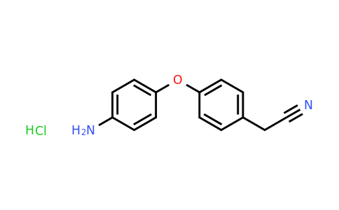 CAS 1211298-86-0 | 2-[4-(4-Aminophenoxy)phenyl]acetonitrile hydrochloride
