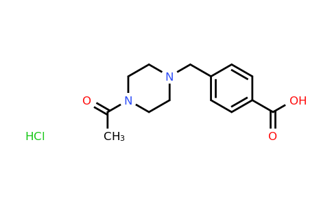 CAS 1211327-33-1 | 4-[(4-Acetylpiperazin-1-yl)methyl]benzoic acid hydrochloride