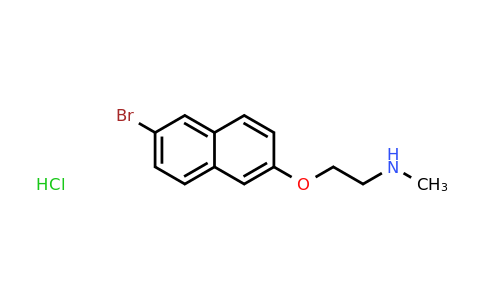 CAS 1211328-07-2 | {2-[(6-bromonaphthalen-2-yl)oxy]ethyl}(methyl)amine hydrochloride