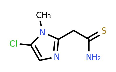 CAS 1211349-15-3 | 2-(5-Chloro-1-methyl-1H-imidazol-2-yl)ethanethioamide
