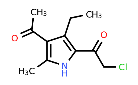 CAS 1211362-38-7 | 1-(4-Acetyl-3-ethyl-5-methyl-1H-pyrrol-2-yl)-2-chloroethan-1-one