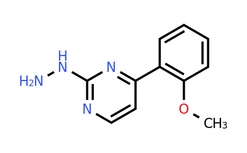CAS 1211451-37-4 | 2-Hydrazinyl-4-(2-methoxyphenyl)pyrimidine