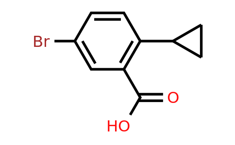 5-Bromo-2-cyclopropylbenzoic acid