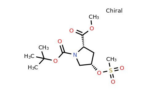 CAS 121147-93-1 | cis-n-boc-4-[(methylsulfonyl)oxy]-l-proline methyl ester