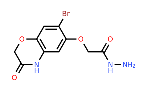 CAS 1211474-46-2 | 2-((7-Bromo-3-oxo-3,4-dihydro-2H-benzo[b][1,4]oxazin-6-yl)oxy)acetohydrazide