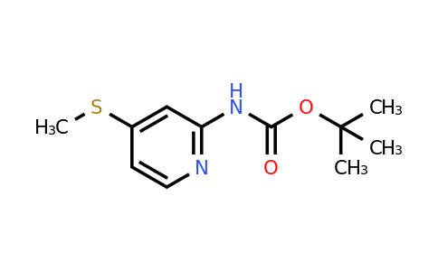 CAS 1211504-16-3 | tert-Butyl (4-(methylthio)pyridin-2-yl)carbamate