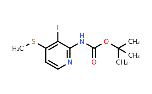 CAS 1211504-19-6 | tert-Butyl (3-iodo-4-(methylthio)pyridin-2-yl)carbamate