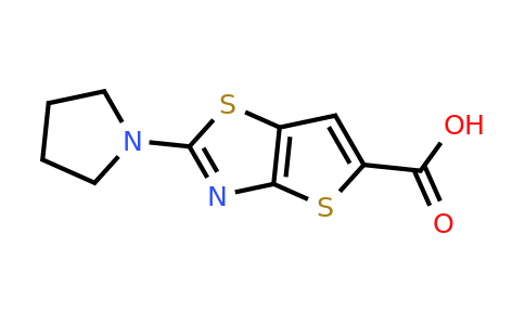 CAS 1211505-49-5 | 2-(pyrrolidin-1-yl)thieno[2,3-d][1,3]thiazole-5-carboxylic acid