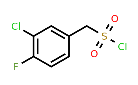 CAS 1211516-98-1 | (3-chloro-4-fluorophenyl)methanesulfonyl chloride