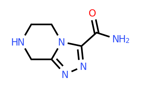 CAS 1211520-33-0 | 5,6,7,8-Tetrahydro-[1,2,4]triazolo[4,3-a]pyrazine-3-carboxamide