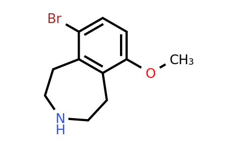 CAS 1211529-92-8 | 6-bromo-9-methoxy-2,3,4,5-tetrahydro-1H-3-benzazepine