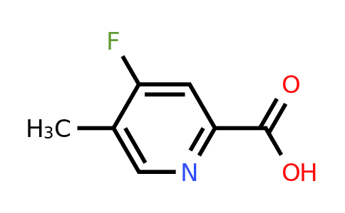 CAS 1211530-15-2 | 4-Fluoro-5-methylpyridine-2-carboxylic acid