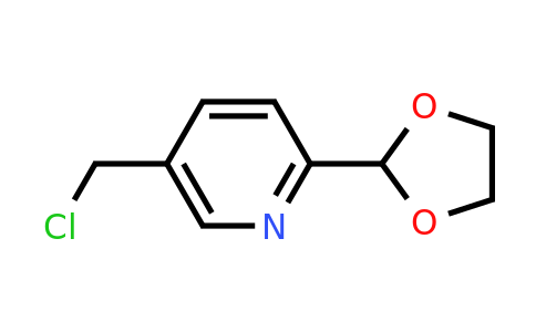 CAS 1211530-79-8 | 5-(Chloromethyl)-2-(1,3-dioxolan-2-YL)pyridine
