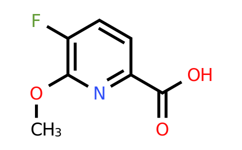 CAS 1211534-53-0 | 5-Fluoro-6-methoxypyridine-2-carboxylic acid