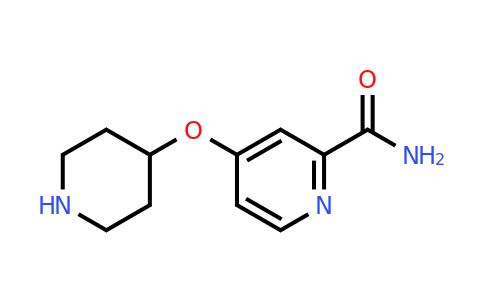 CAS 1211536-73-0 | 4-(piperidin-4-yloxy)pyridine-2-carboxamide