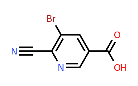 CAS 1211537-28-8 | 5-bromo-6-cyanopyridine-3-carboxylic acid