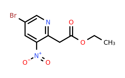 CAS 1211540-74-7 | ethyl 2-(5-bromo-3-nitropyridin-2-yl)acetate