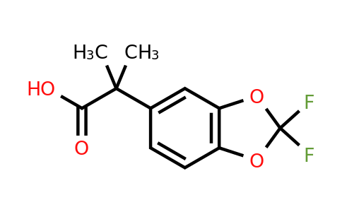 CAS 1211577-94-4 | 2-(2,2-difluoro-2H-1,3-benzodioxol-5-yl)-2-methylpropanoic acid