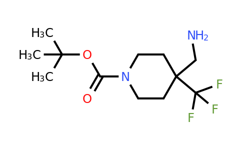 CAS 1211578-36-7 | tert-butyl 4-(aminomethyl)-4-(trifluoromethyl)piperidine-1-carboxylate