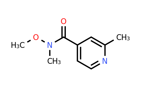 CAS 1211580-90-3 | N-Methoxy-N,2-dimethylisonicotinamide