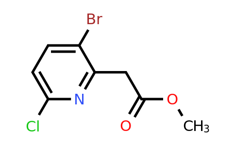 CAS 1211581-13-3 | methyl 2-(3-bromo-6-chloro-2-pyridyl)acetate