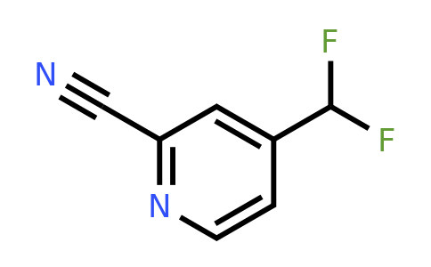 CAS 1211582-77-2 | 4-(difluoromethyl)pyridine-2-carbonitrile
