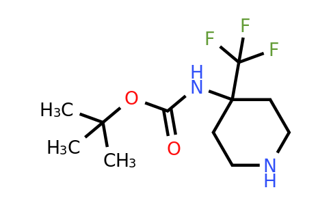 CAS 1211583-41-3 | tert-butyl N-[4-(trifluoromethyl)piperidin-4-yl]carbamate