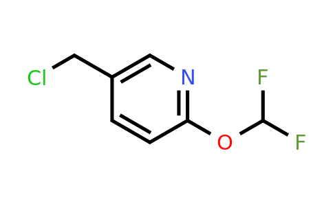 CAS 1211584-92-7 | 5-(Chloromethyl)-2-(difluoromethoxy)pyridine