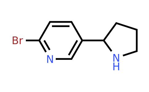 CAS 1211586-87-6 | 2-Bromo-5-(pyrrolidin-2-YL)pyridine