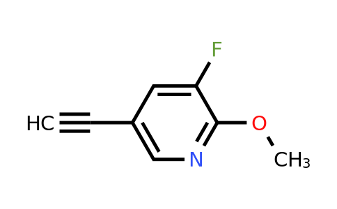 5-Ethynyl-3-fluoro-2-methoxypyridine