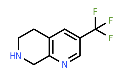CAS 1211588-16-7 | 3-(Trifluoromethyl)-5,6,7,8-tetrahydro-1,7-naphthyridine