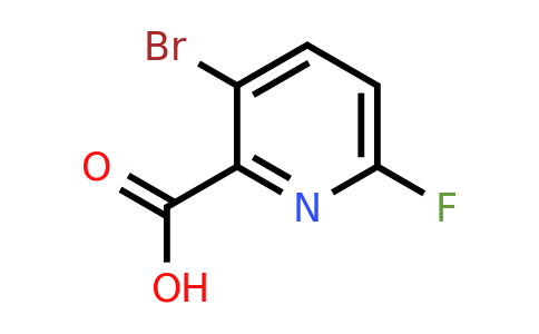 CAS 1211589-43-3 | 3-bromo-6-fluoro-pyridine-2-carboxylic acid