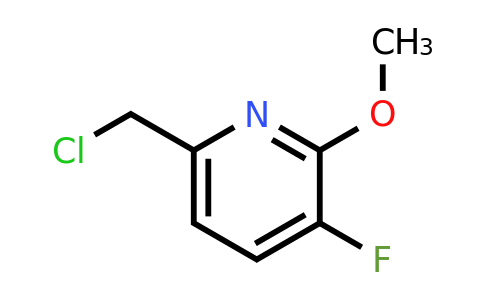 CAS 1211589-82-0 | 6-(Chloromethyl)-3-fluoro-2-methoxypyridine