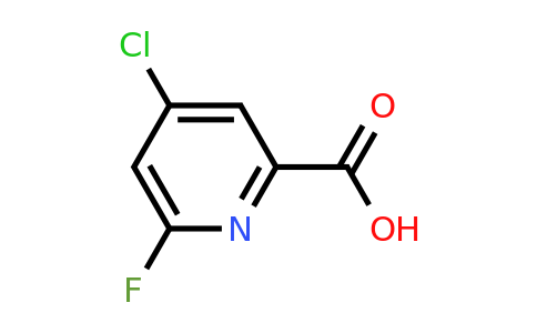 CAS 1211590-74-7 | 4-Chloro-6-fluoropicolinic acid
