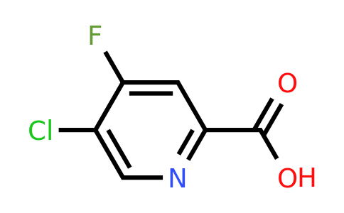 CAS 1211591-89-7 | 5-Chloro-4-fluoropyridine-2-carboxylic acid