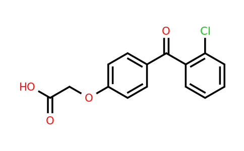 CAS 1211616-43-1 | 2-[4-(2-Chlorobenzoyl)phenoxy]acetic acid