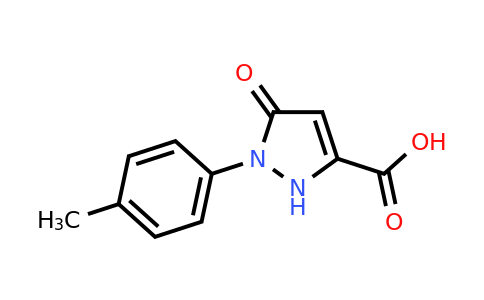 CAS 1211627-27-8 | 5-Oxo-1-(p-tolyl)-2,5-dihydro-1H-pyrazole-3-carboxylic acid