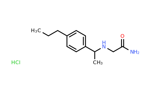 2-{[1-(4-propylphenyl)ethyl]amino}acetamide hydrochloride