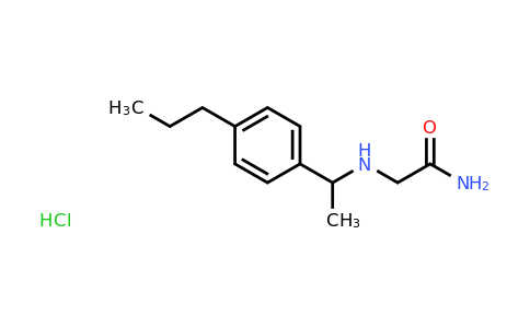 CAS 1211629-46-7 | 2-{[1-(4-propylphenyl)ethyl]amino}acetamide hydrochloride