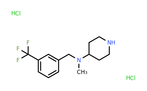 CAS 1211640-22-0 | N-Methyl-N-{[3-(trifluoromethyl)phenyl]methyl}piperidin-4-amine dihydrochloride
