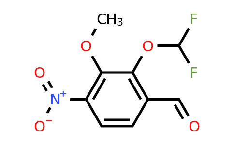 CAS 1211651-24-9 | 2-(Difluoromethoxy)-3-methoxy-4-nitrobenzaldehyde